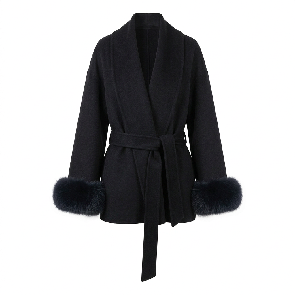 The Salome Coat In Black